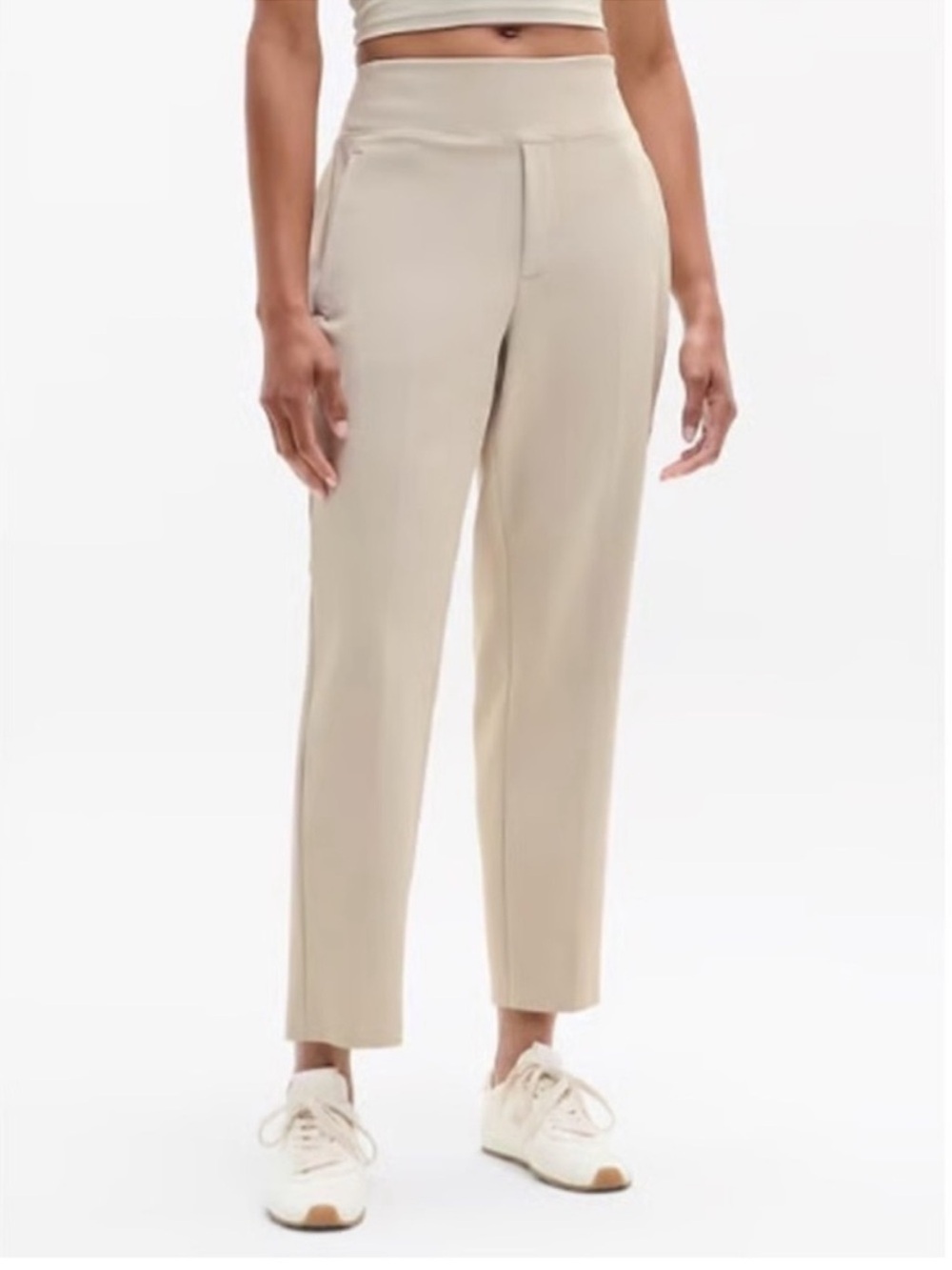 NWOT Athleta Endless Pant Abalone Grey High Rise Athleisure Casual Women’s 6P